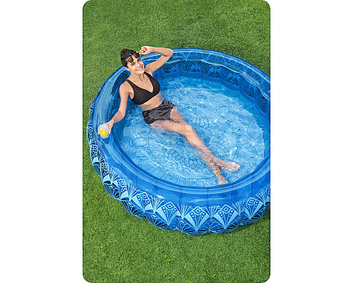 Басейн надувний Bestway 54479 BOHEMIAN BLUE 168 x 53 см
