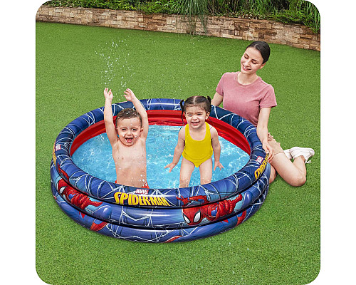 Басейн надувний дитячий Людина-павук Bestway 98018 122x30 см