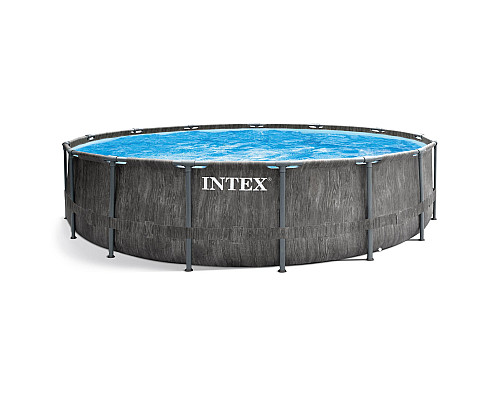 Басейн каркасний 12в1 INTEX 26742GN, 457 x 122 см, темно-сірий