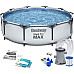 Басейн каркасний 10в1 Bestway 56408 Steel Pro Max 305 см