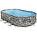 Басейн каркасний овальний Bestway Power Steel Swim, 610 x 366 x 122 см