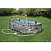 Басейн каркасний овальний Bestway Power Steel Swim, 610 x 366 x 122 см