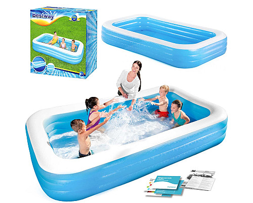 Басейн надувний дитячий Bestway 54009 305x183x56 см