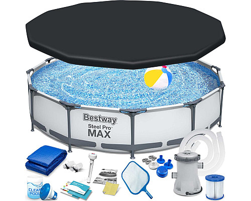 Басейн каркасний 16в1 Bestway 56416 Steel Pro Max 366 см