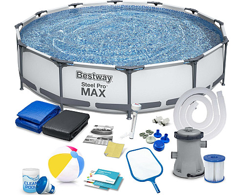 Басейн каркасний 16в1 Bestway 56416 Steel Pro Max 366 см
