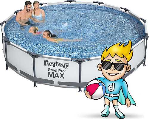 Басейн каркасний 16в1 Bestway 56416 Steel Pro Max 366 см
