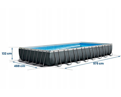 Басейн каркасний 21в1 Intex 26374 975 х 488 х 132 см 