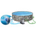 Басейн каркасний Bestway 56966 Power Steel 488 см - коричневий