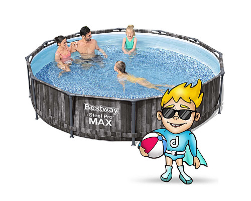 Басейн каркасний 16в1 Bestway 5614X Steel Pro Max 366 см