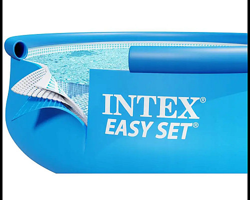 Басейн надувний 2в1 INTEX 28110, 244 x 76 см, блакитний