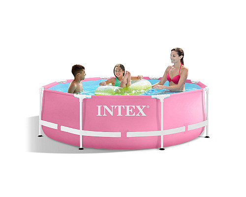 Басейн каркасний INTEX 28292, 244 x 76 см, рожевий