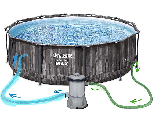 Басейн каркасний 18в1 Bestway 5614X Steel Pro Max 366 см