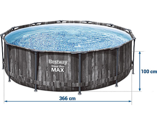 Басейн каркасний 18в1 Bestway 5614X Steel Pro Max 366 см