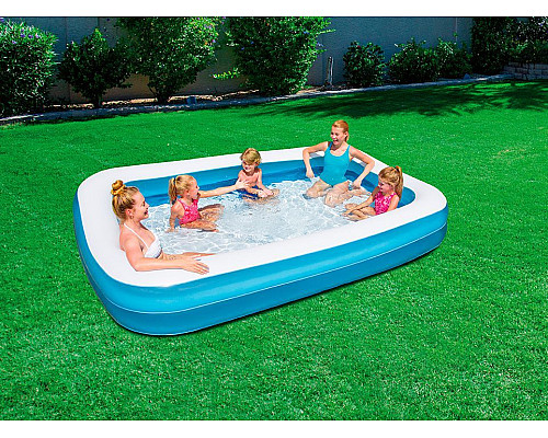 Басейн надувний дитячий Bestway 54150 305x183х46 см