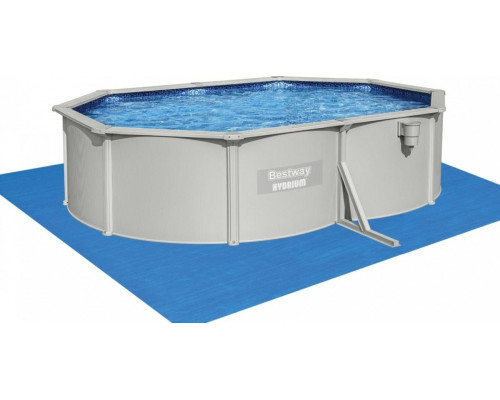Басейн каркасний овальний 10в1 Bestway 56586 Hydrium 500 x 360 см, світло-сірий Басейн каркасний овальний 10в1 Bestway 56586 Hydrium 500 x 360 см, світло-сірий