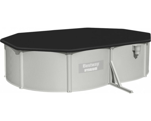 Басейн каркасний овальний 10в1 Bestway 56586 Hydrium 500 x 360 см, світло-сірий Басейн каркасний овальний 10в1 Bestway 56586 Hydrium 500 x 360 см, світло-сірий