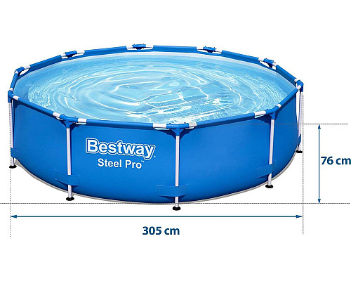 Басейн каркасний 15в1 Bestway 56677, 305 x 76 см