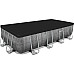 Басейн каркасний прямокутний Bestway Power Steel 549 x 274 x 122 см - сірий