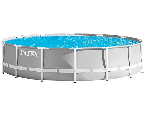 Басейн каркасний INTEX 26720, 427 x 107 см, сірий