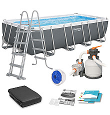 Басейн каркасний прямокутний 12в1 Bestway 56466N, 549 x 274 x 122 см 