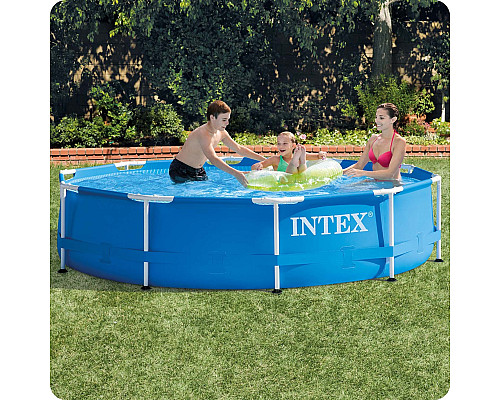 Басейн каркасний 9в1 INTEX 28202GN, 305 x 76 см, синій