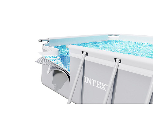 Басейн каркасний овальний 12в1 INTEX 26796, 503 x 274 x 122 см, сірий