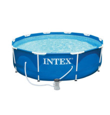 Каркасний басейн Metal Frame Pool Intex 28202 305 x 76см - синій