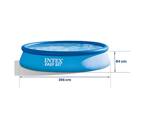 Басейн надувний 15в1 INTEX 28142, 396 x 84 см, блакитний