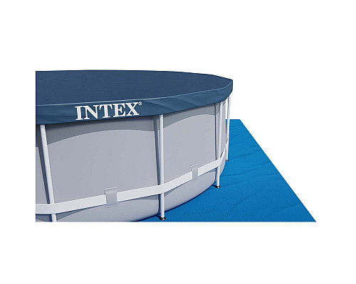 Басейн каркасний 21в1 INTEX 26726, 457 x 122 см, сірий