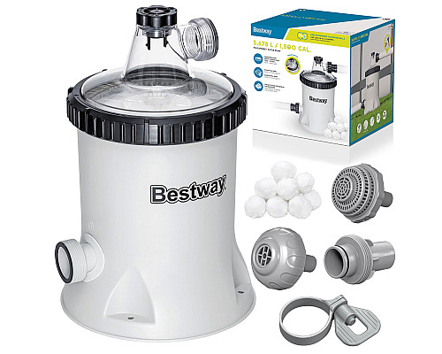 Насос для фільтрації басейну Bestway 58870 5678 л/год Насос для фільтрації басейну Bestway 58870 5678 л/год