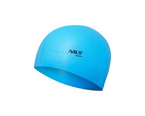 Шапочка для плавання NILS AQUA CAP DOTS блакитна Шапочка для плавання NILS AQUA CAP DOTS блакитна