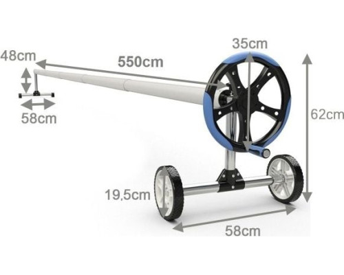 Ролик Costway для згортання накриття для басейну 5,5 м