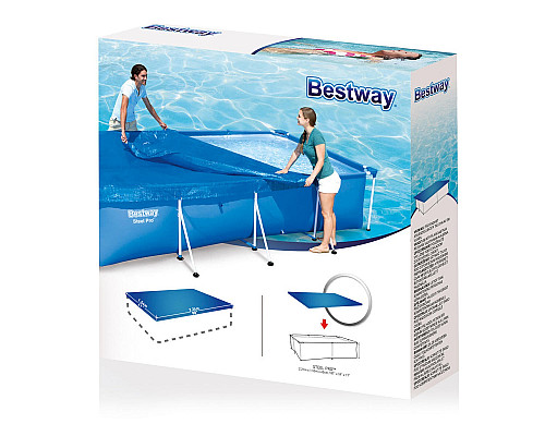 Накриття для каркасного басейну Bestway 58103 224 x 154 см Накриття для каркасного басейну Bestway 58103 224 x 154 см
