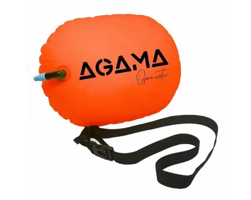 Плавальний буй Agama OPEN WATER 7 л - помаранчевий