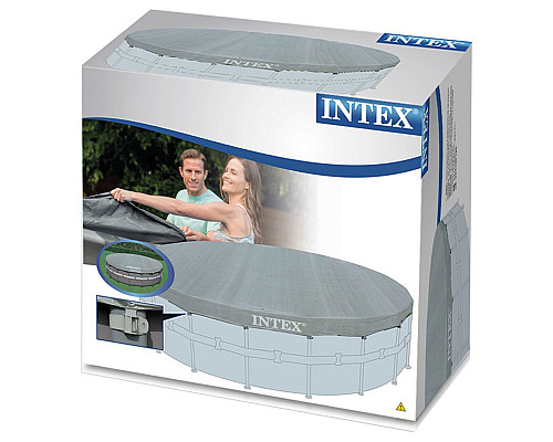 Накриття для каркасного басейну Intex 28040 488 см Накриття для каркасного басейну Intex 28040 488 см