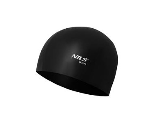 Шапочка для плавання NILS AQUA BK01 чорна Шапочка для плавання NILS AQUA BK01 чорна