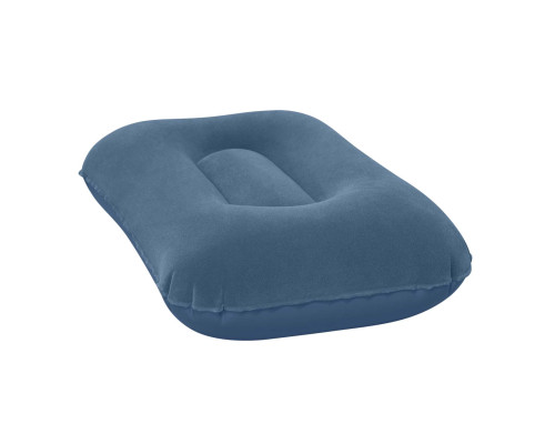 Велюрова надувна подушка 42 x 26 см Bestway 67121 темно-синя