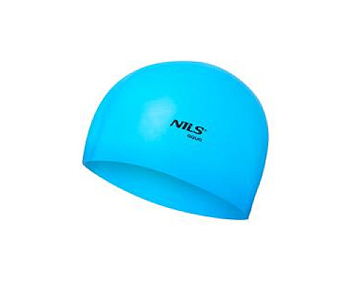 Шапочка для плавання NILS AQUA BL02 блакитна Шапочка для плавання NILS AQUA BL02 блакитна