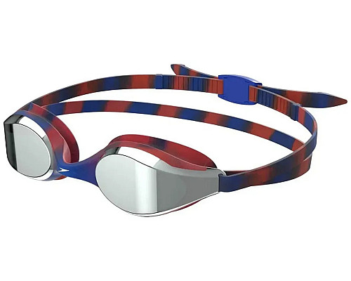 Окуляри для плавання дитячі Speedo HYPER FLYER MIRRORED, червоно-сині