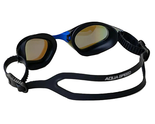 Окуляри для плавання Aqua Speed ZEN MIRROR 61479, чорно-сині