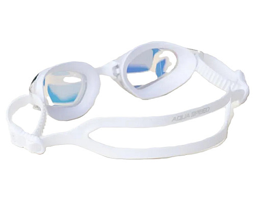 Окуляри для плавання Aqua Speed ZEN MIRROR 61477, білі