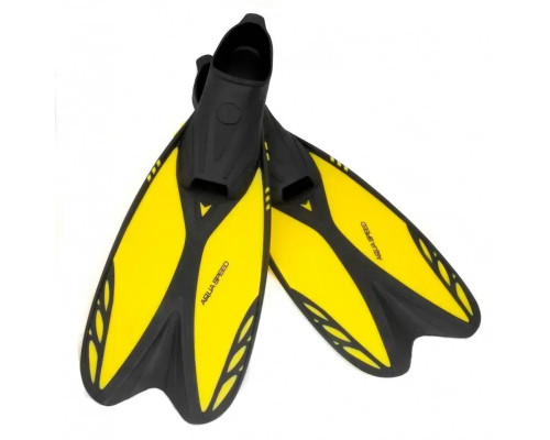 Ласти дитячі Aqua Speed VAPOR 6711, чорно-жовті