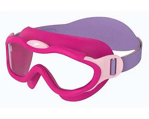 Окуляри-маска для плавання дитячі Speedo SEA SQUAD MASK JU, рожево-сірі