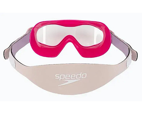 Окуляри-маска для плавання дитячі Speedo SEA SQUAD MASK JU, рожево-сірі