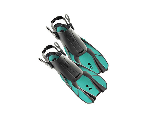 Ласти Ocean Reef OR020117 DUO FINS - S/M, чорно-бірюзові Ласти Ocean Reef OR020117 DUO FINS - S/M, чорно-бірюзові