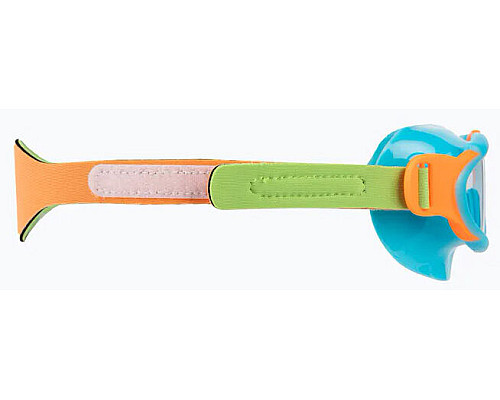 Окуляри-маска для плавання дитячі Speedo SEA SQUAD MASK JU, зелено-бірюзові