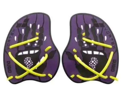 Лопатки для плавання Arena VORTEX EVOLUTION HAND PADDLE розмір L, фіолетово-жовтий
