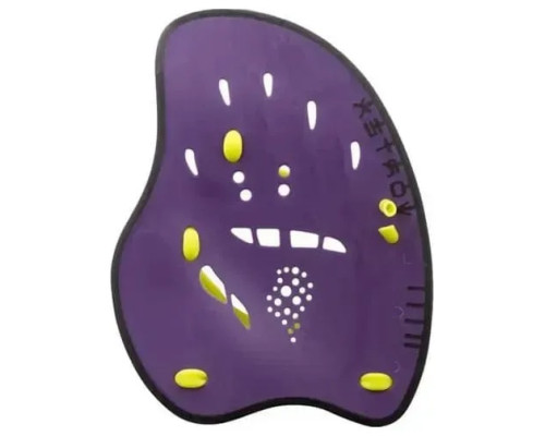 Лопатки для плавання Arena VORTEX EVOLUTION HAND PADDLE розмір L, фіолетово-жовтий
