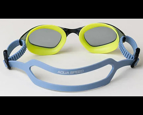 Окуляри для плавання Aqua Speed ZEN 61480, жовто-блакитні