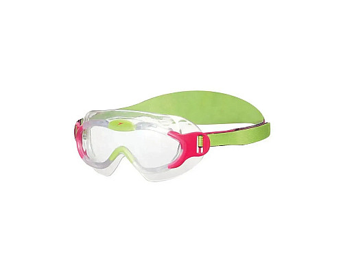 Окуляри-маска для плавання Speedo SEA SQUAD MASK JU, рожево-зелені